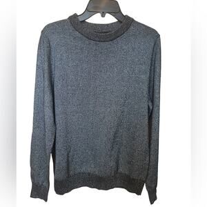 JEFF / NORDSTROM ~ Crew Neck Long Sleeve , Metallic Sweater , Medium Holidays